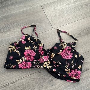 FLORAL Bikini Top